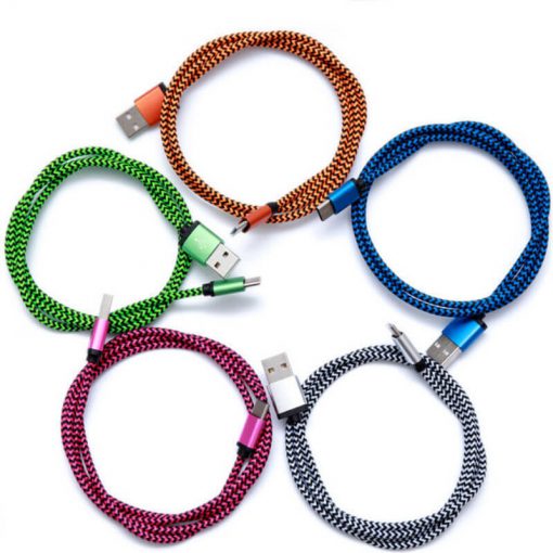USB Type C cable multicolor